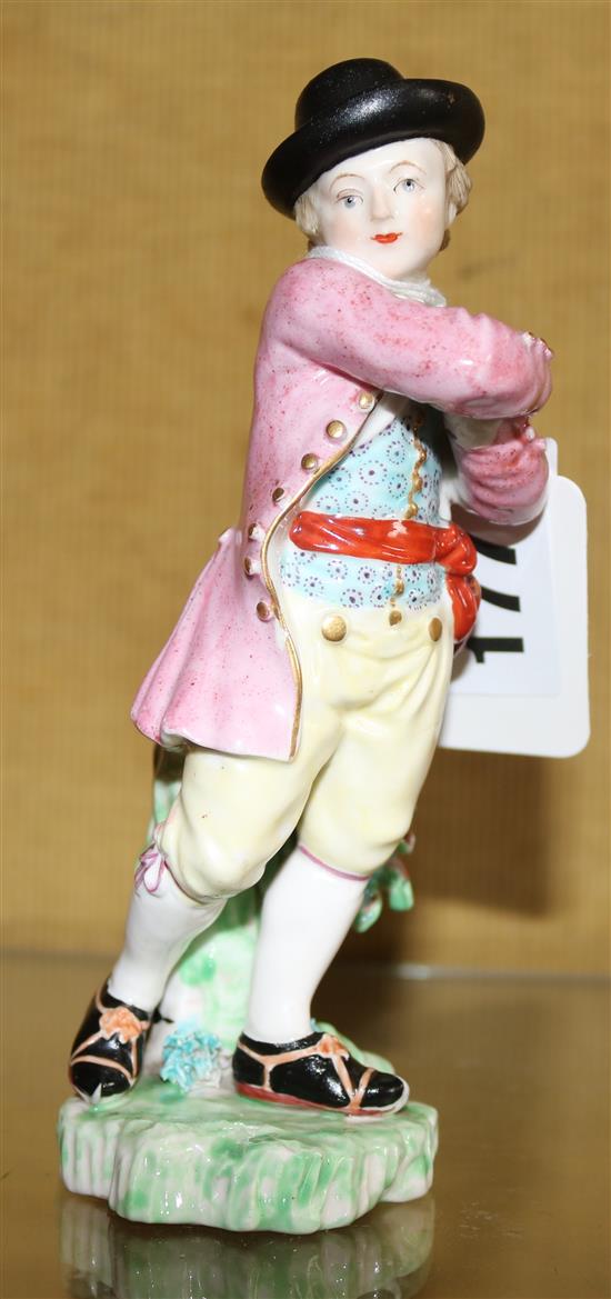 Derby porcelain figure - Skater